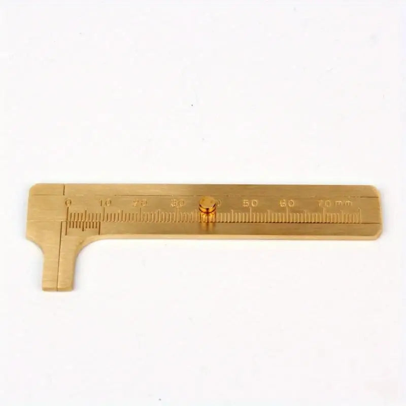 Mini Brass Vernier Caliper – Dual Scale Precision Measuring Tool Vernier Caliper Babs