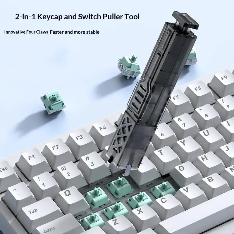 2-in-1 Keycap Puller & Switch Opener – Metal Keyboard Tool Kit Keyboard Tool Kit Babs