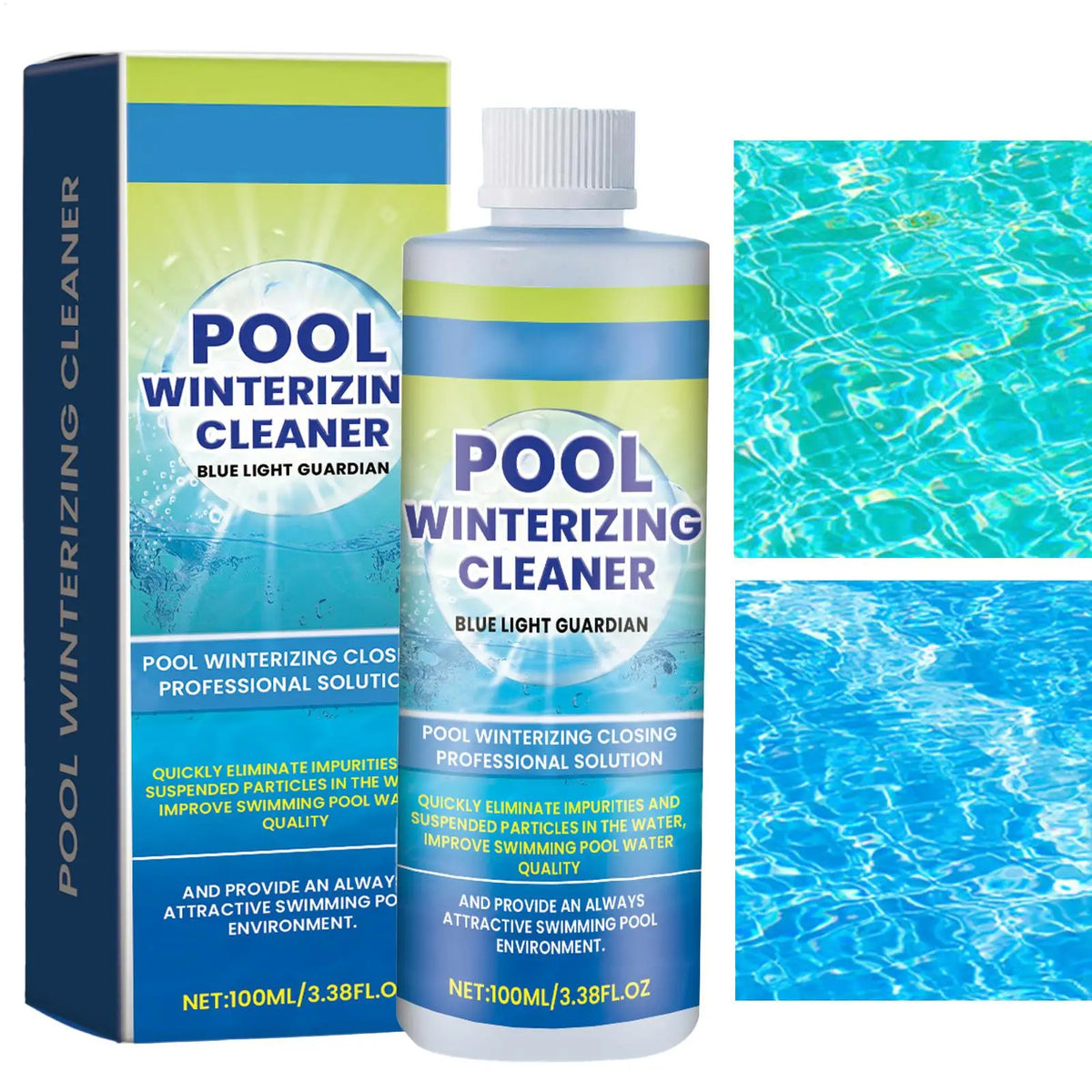 100ml Pool Water Clarifier – Crystal Clear Pool Cleaner Pool Water Clarifier Babs