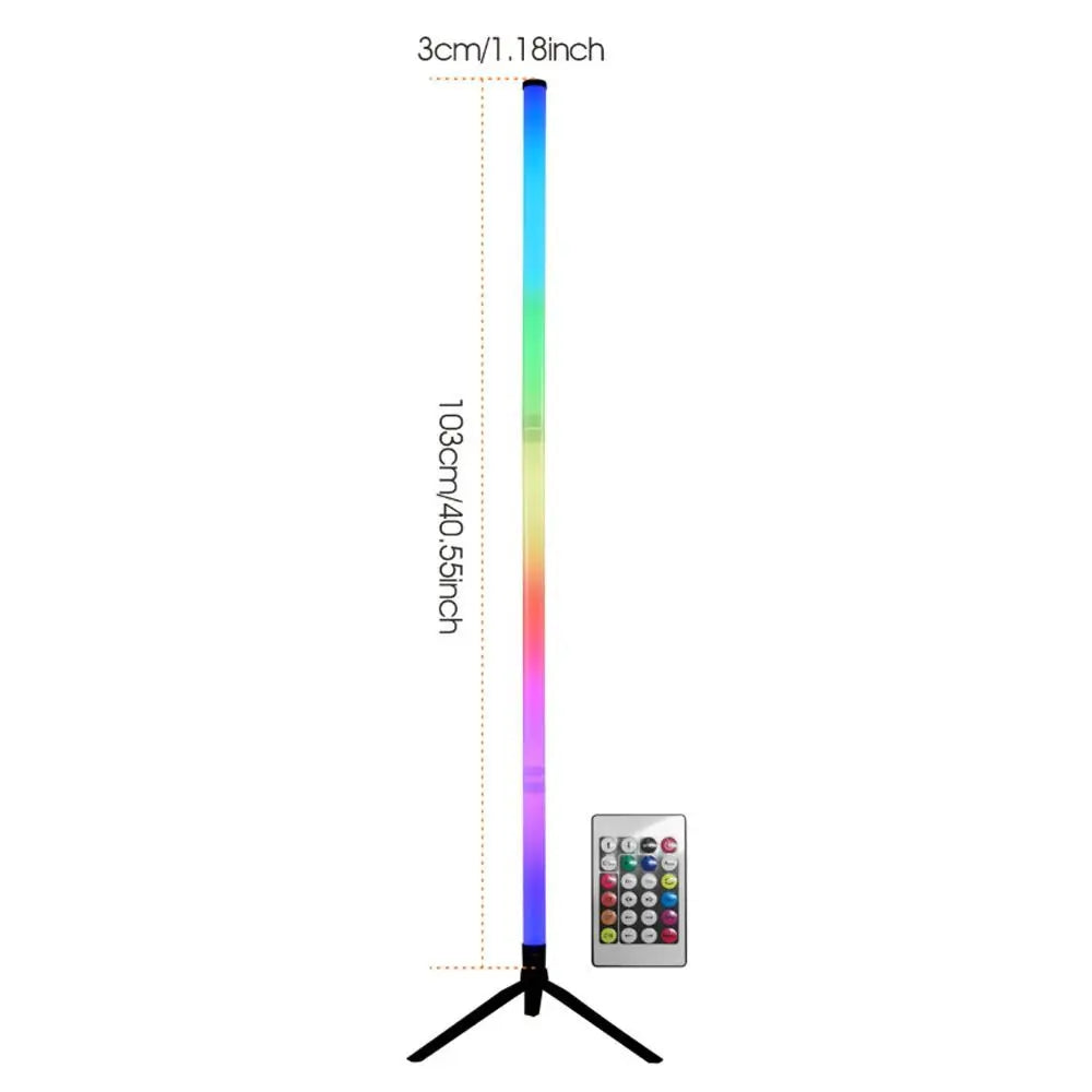 RGB Color Changing Floor Lamp – Bluetooth App & Remote LED RGB LED Floor Lamp Babs