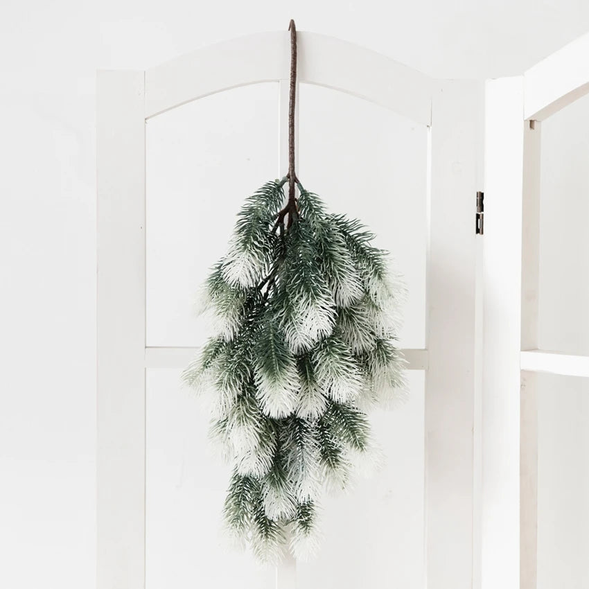 Artificial Pine Needle Christmas Wreath | Door & Wall Decor Christmas Wreath Babs