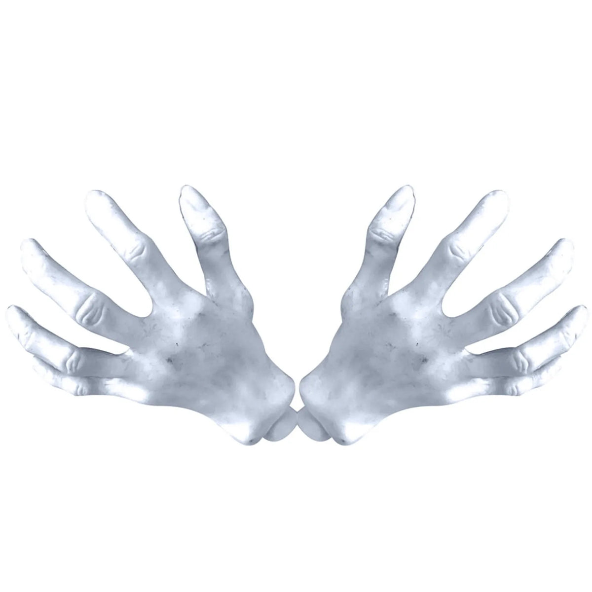 Halloween Life-Size Fake Skeleton Hands – Zombie Prop 2pc Set Halloween Prop Decoration Babs