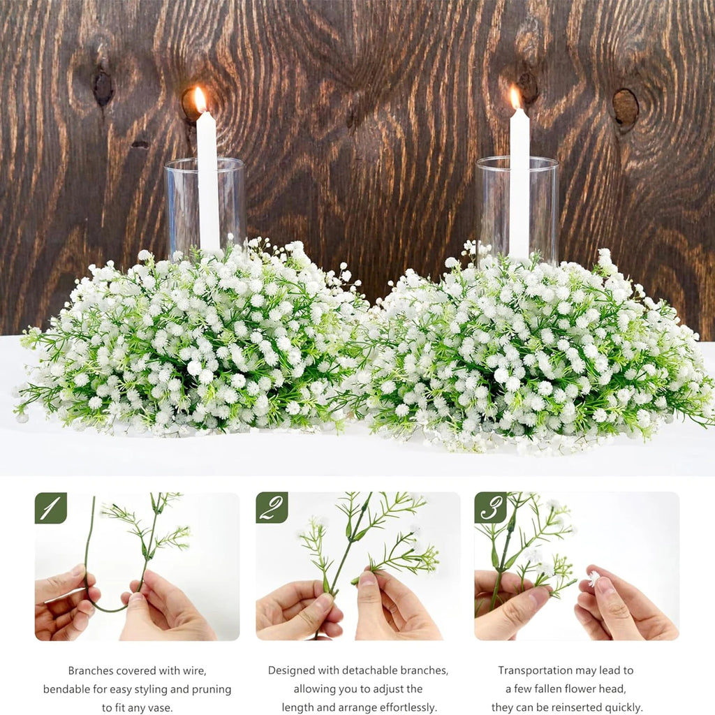 Artificial Gypsophila Bouquet – Wedding & Home Décor Artificial Flower Bouquet Babs