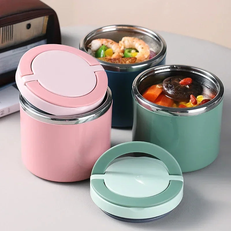 Insulated Stainless Steel Thermal Food Jar 630ml & 1000ml Thermal Food Jar Babs