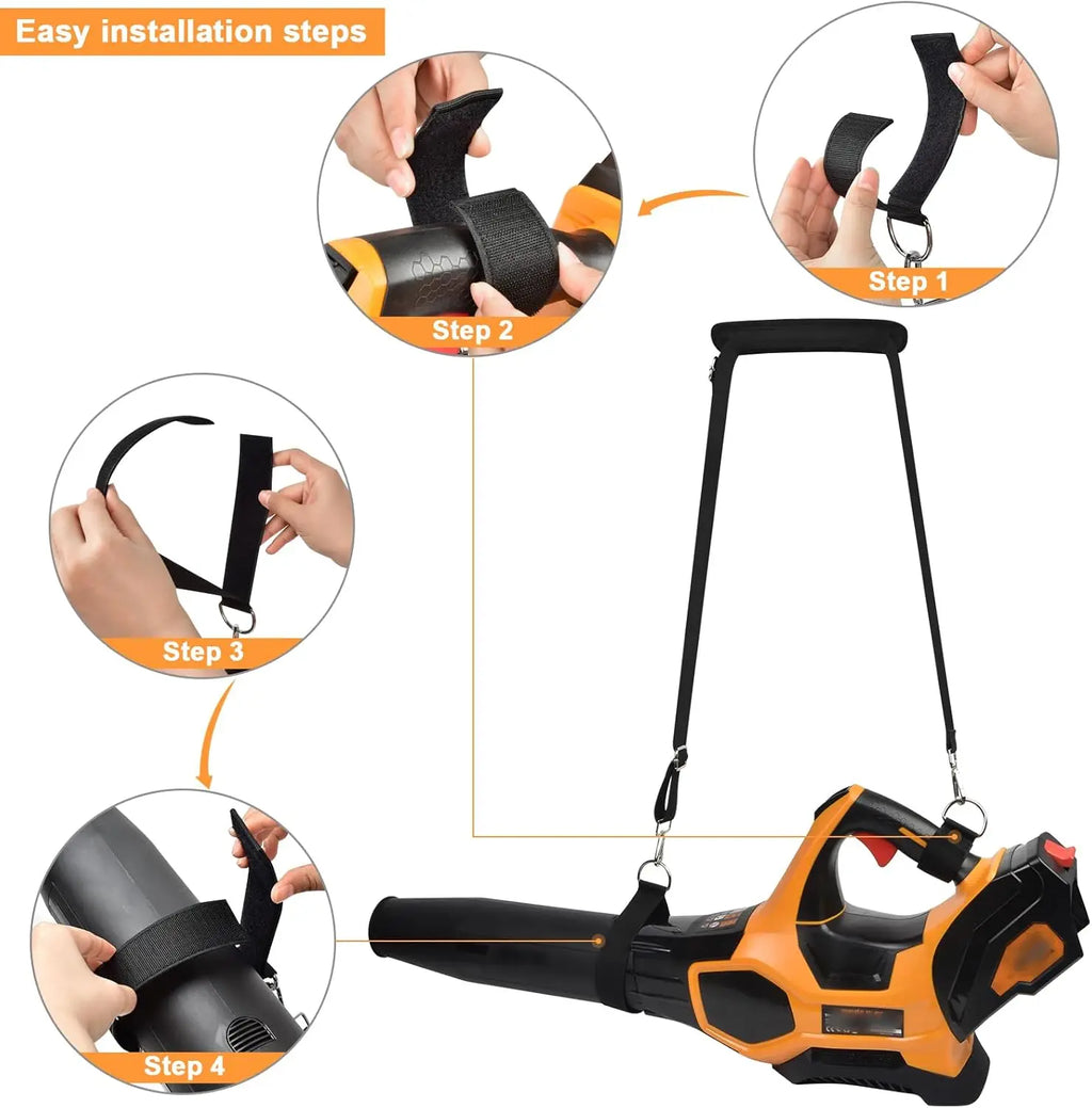 Universal Leaf Blower Shoulder Strap – Anti-Slip, Adjustable Leaf Blower Strap Babs