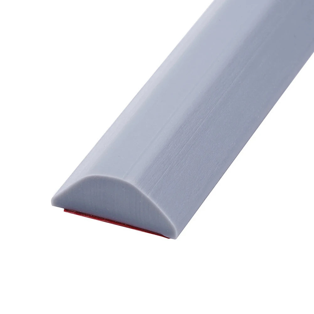 Silicone Shower Water Barrier Strip – Dry/Wet Separation Seal Shower Water Barrier Babs gray 200cm