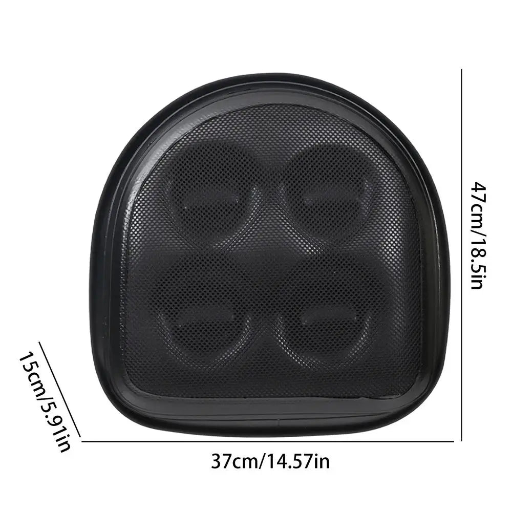 Inflatable Hot Tub Booster Seat – Non-Slip Suction Cups Inflatable Bath Seat Babs Black