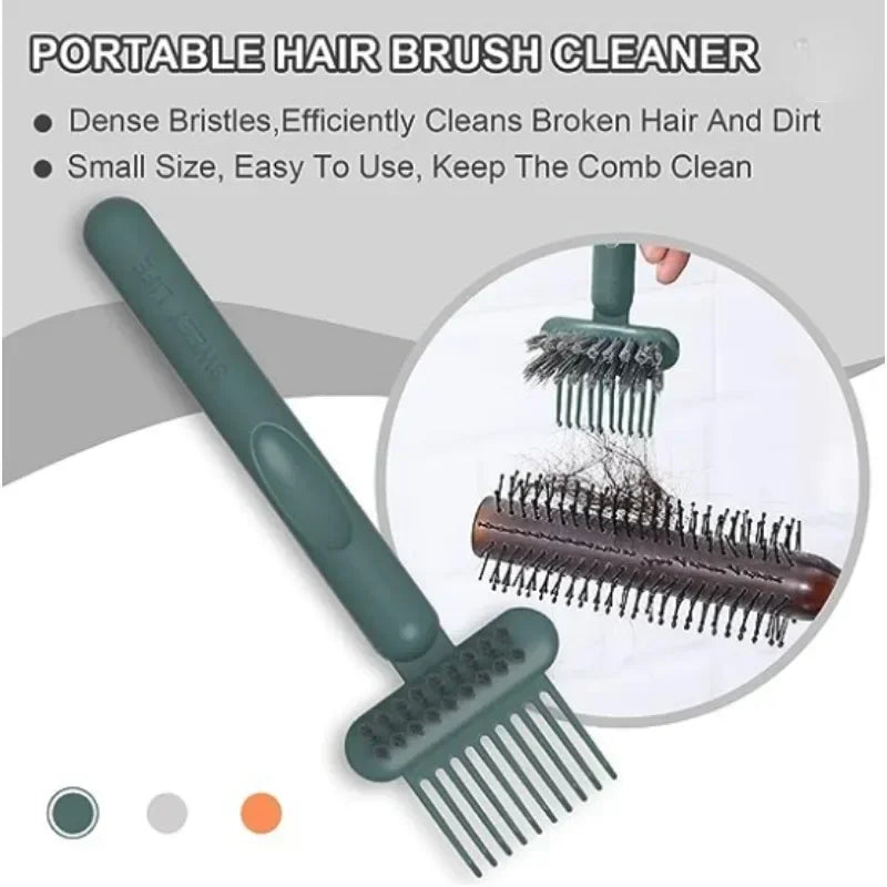 2-in-1 Comb Cleaning Brush – Hair & Dust Remover Tool Comb Cleaning Brush Babs
