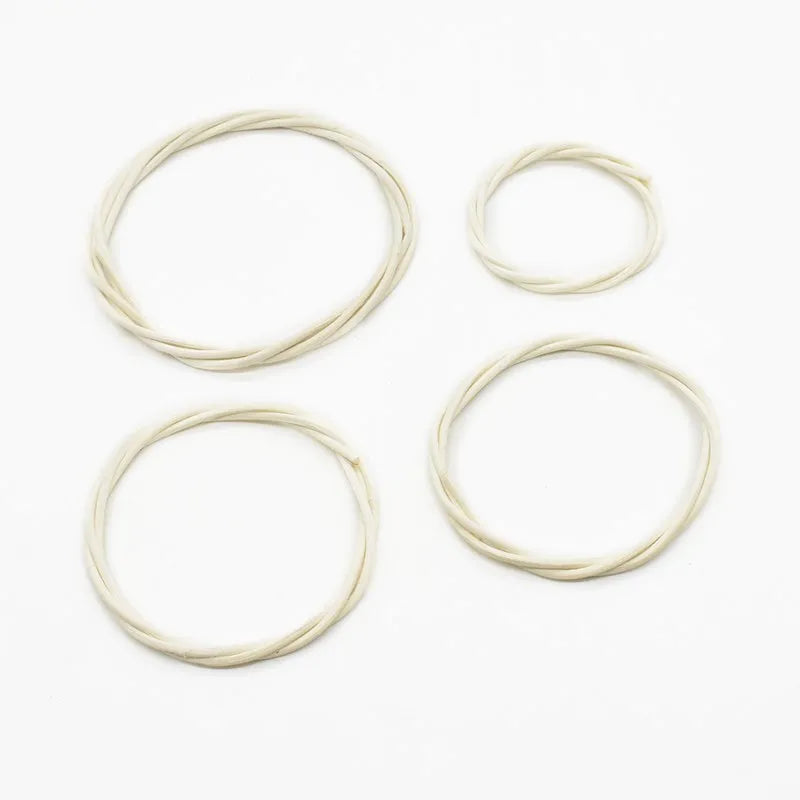 Beige Rattan Ring Wreath – Wedding & Christmas Home Décor Hoop Decorative Wreath Hoop Babs