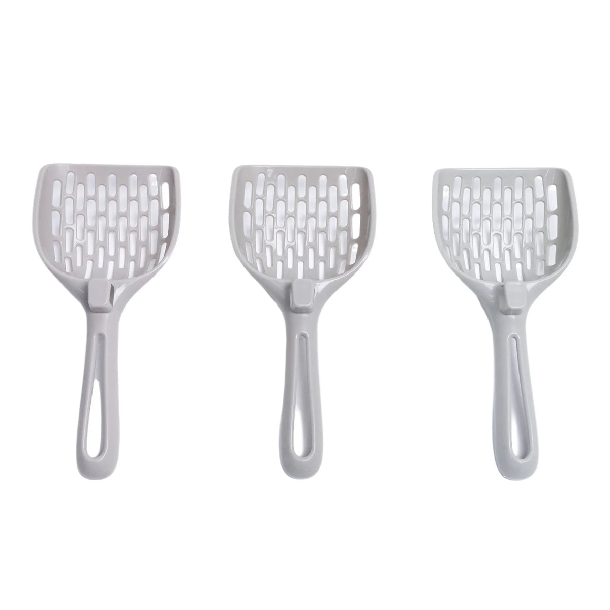 3-Pack Cat Litter Scoop Set – Durable Mesh Plastic Kitty Shovel Cat Litter Scoop Babs 3pcs