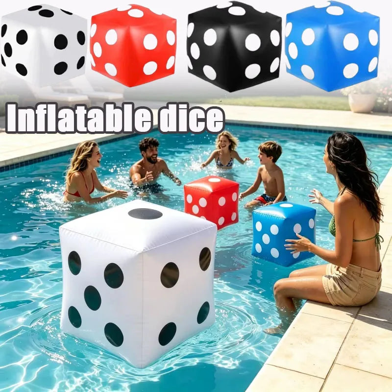 Giant Inflatable Dice 30cm PVC Party Game Toy – 1 or 2 Pack Inflatable Party Game Babs