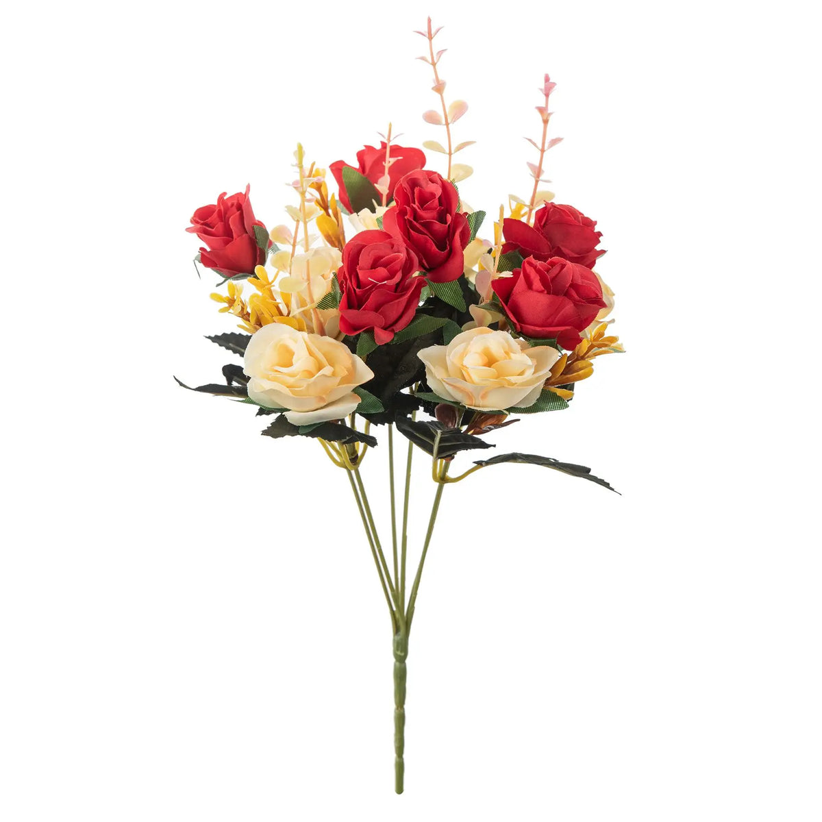 Silk Rose Artificial Flower for Wedding, Home & DIY Décor Artificial Silk Flower Babs RED 1pc