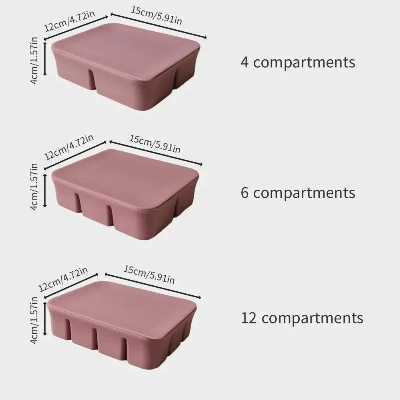 12-Cube BPA-Free Silicone Ice Tray – Easy Release, 30ml Silicone Ice Tray Babs