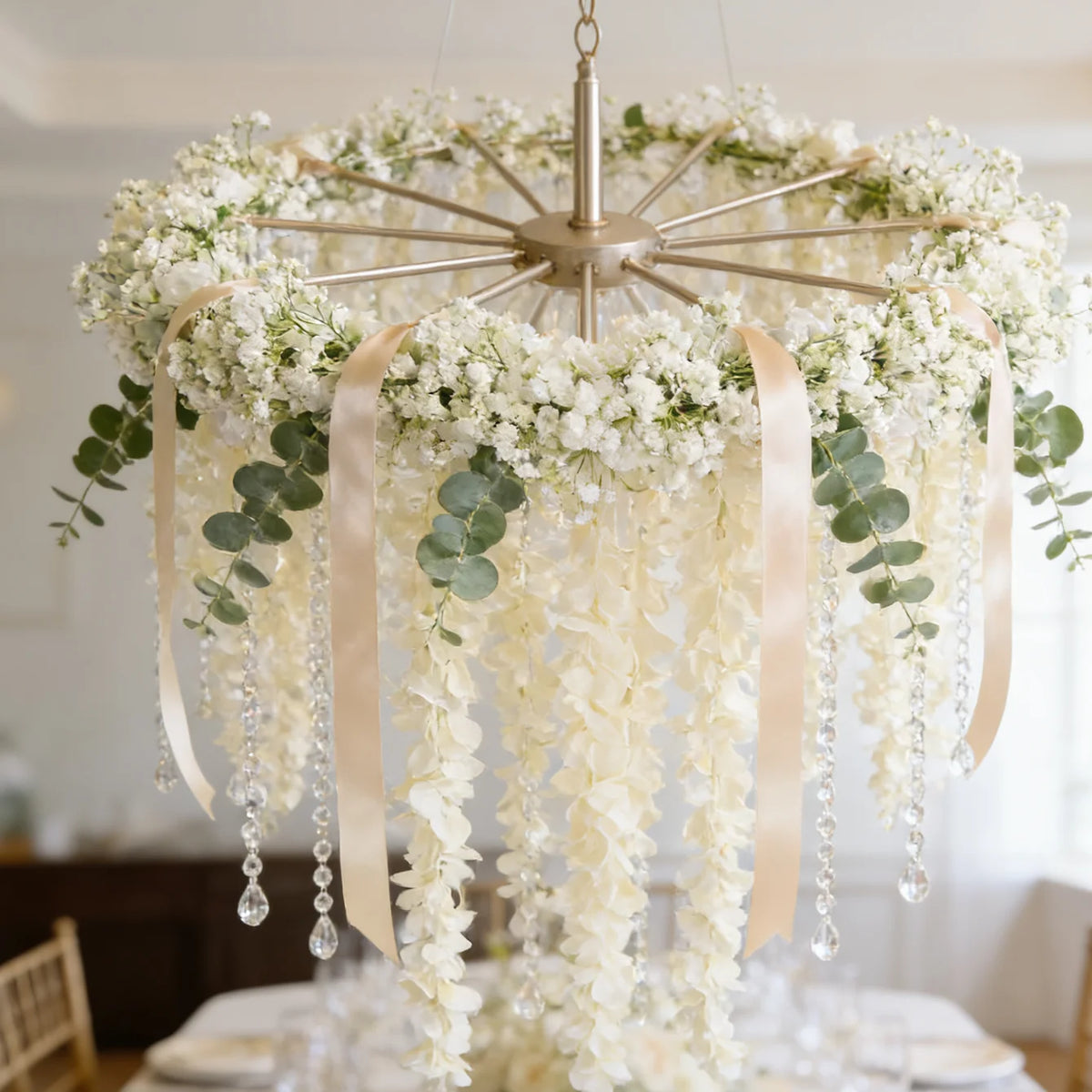Artificial Cherry Blossom Silk Flower Garland – Wedding & Home Artificial Flower Garland Babs