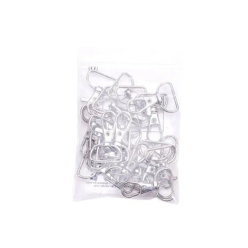 20pcs Metal Lobster Claw Swivel Clasps – Lanyard & DIY Crafts Jewelry Making Clasps Babs