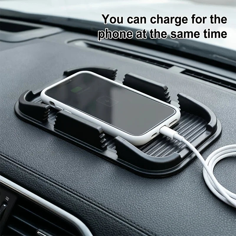 Anti-Slip Silicone Car Dashboard Pad with Phone Holder Car Dashboard Pad Babs