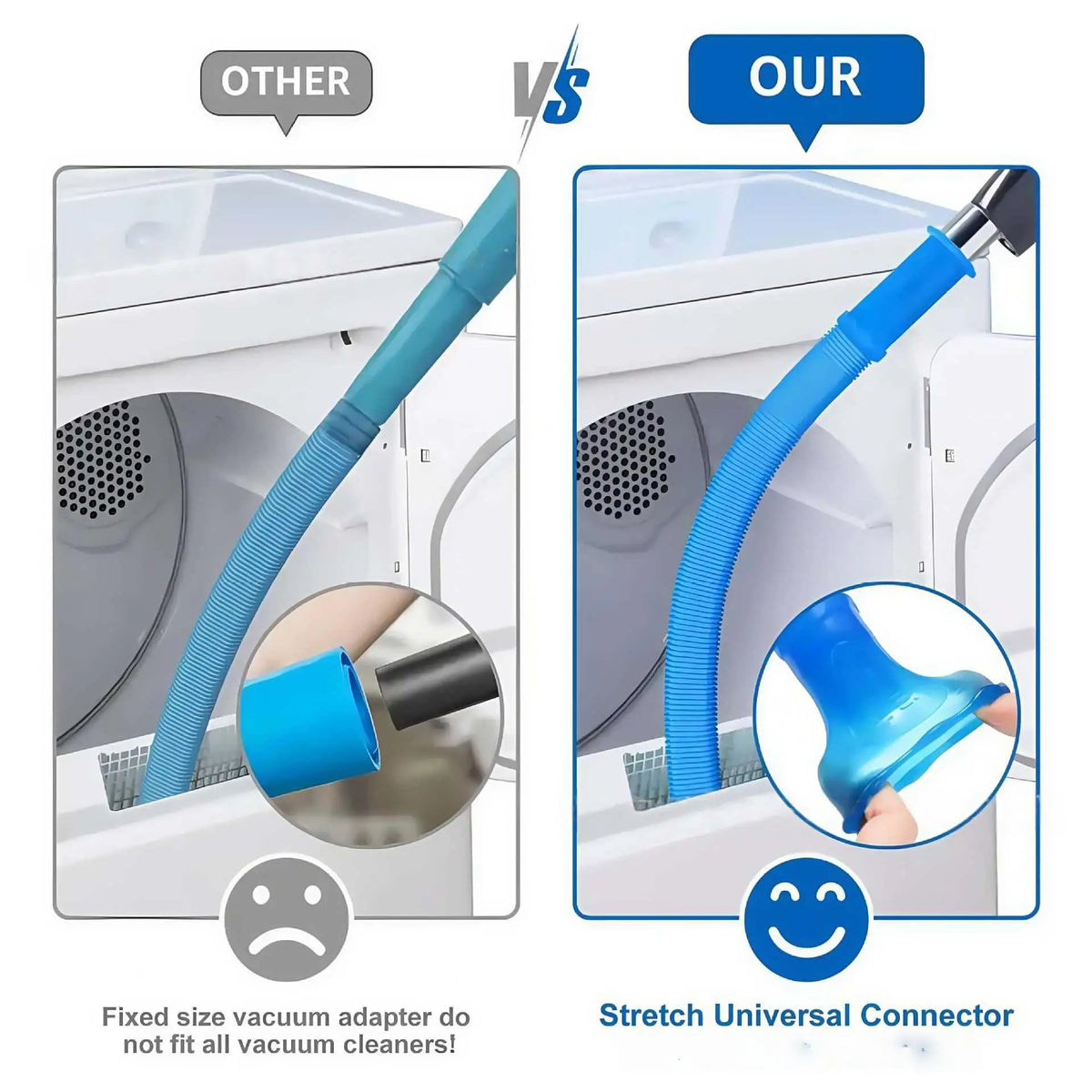 Dryer Vent Hose Cleaning Kit – Vacuum Lint Removal Tool Vent Cleaning Kit Babs