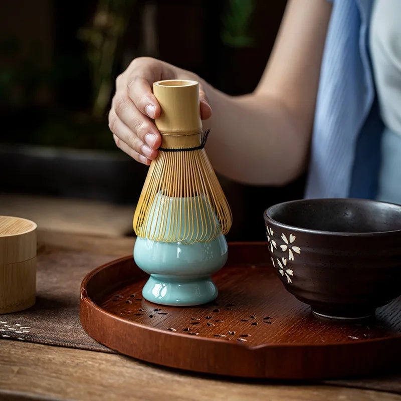 Japanese Ceramic Chasen Holder for Matcha Whisk & Tea Tools Chasen Whisk Holder Babs