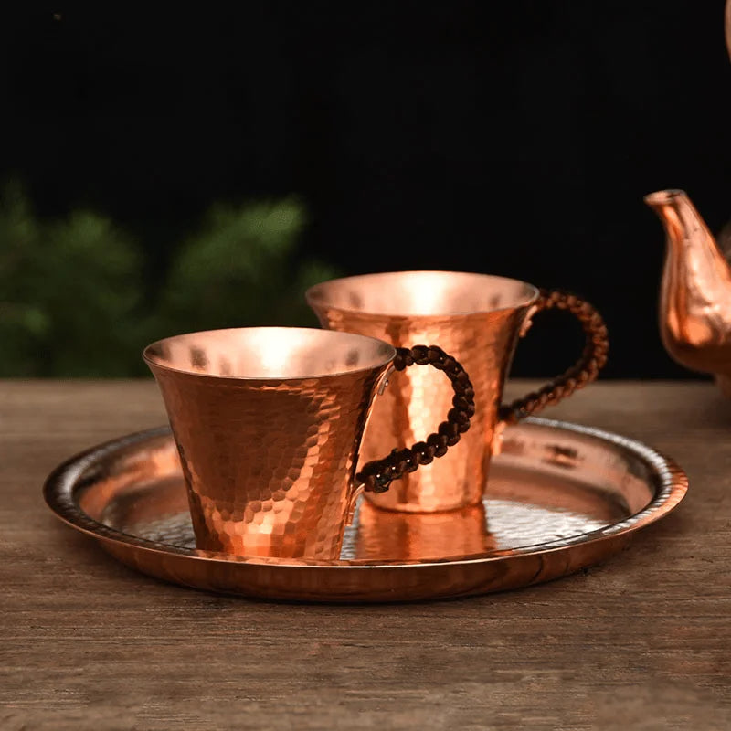 Hammered Copper Plated Moscow Mule Mug 170ml – Beer & Coffee Copper Cocktail Mug Babs