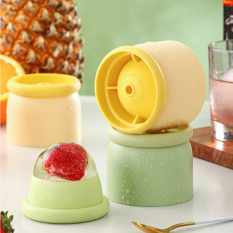 Silicone 3D Ice Ball Mold 6cm – Cocktail & Whiskey Ice Sphere Maker Ice Ball Mold Babs