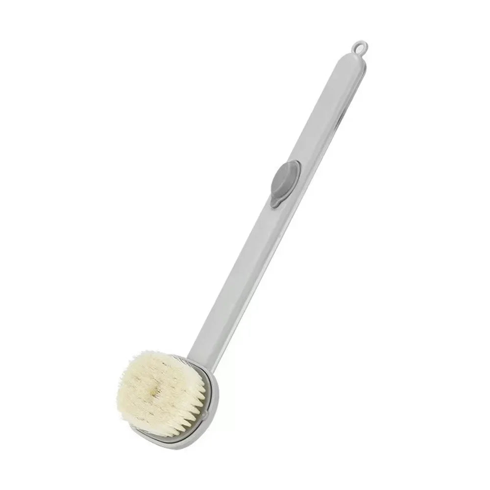 Long Handle Body Bath Brush with Built-In Soap Dispenser Body Bath Brush Babs GRAY
