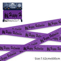 Halloween Pumpkin Lawn Bags & Warning Tape – Yard Decor Halloween Lawn Decor Babs Purple 6m