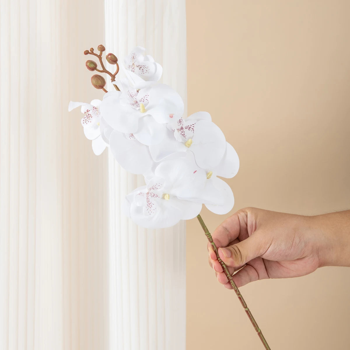 Silk Moth Orchid Artificial Flowers – Wedding & Home Décor Artificial Silk Flowers Babs Color1 1pc