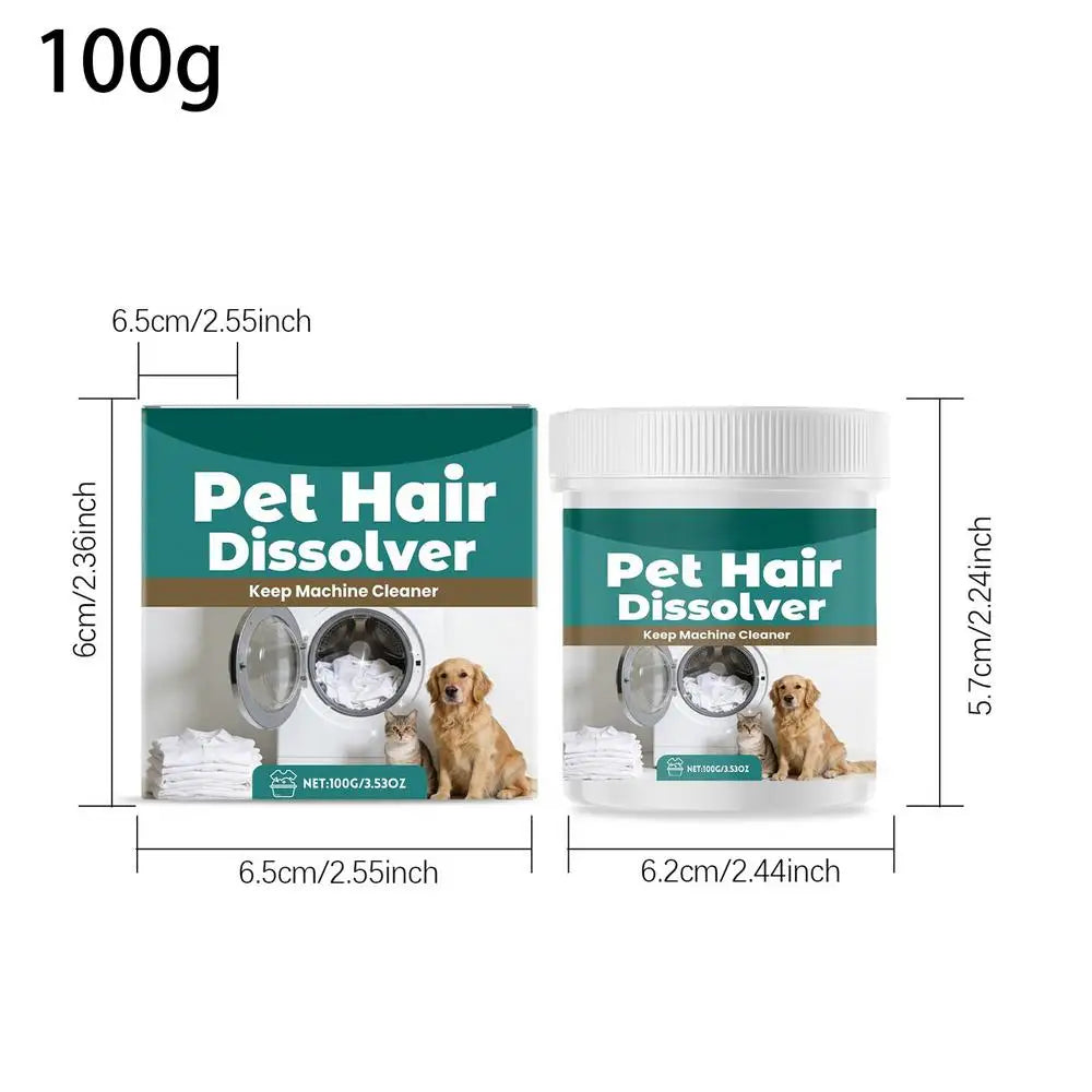 Pet Hair Dissolver Laundry Additive – Dog & Cat Hair Remover Laundry Hair Remover Babs 1pcs