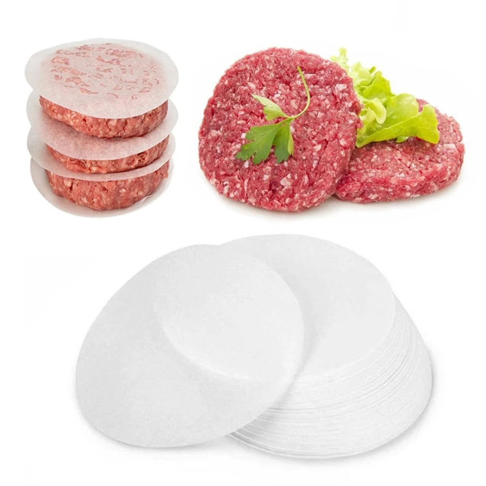 500pcs Patty Paper Sheets – BBQ, Baking & Freezer Separator Patty Paper Sheets Babs