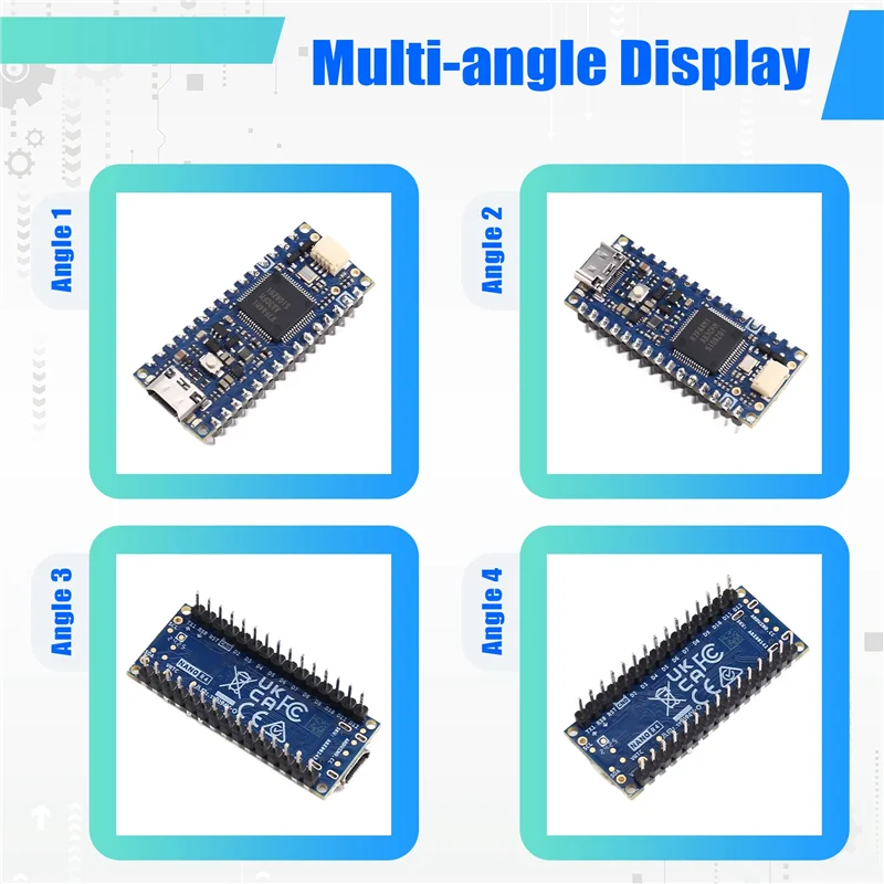 Arduino Nano R4 Compatible Board – Renesas RA4M1 3.3V Microcontroller Dev Board Babs