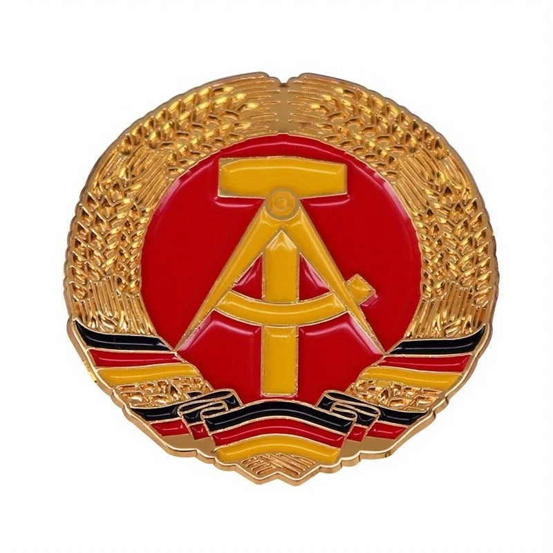 East Germany Flag Lapel Pin – GDR National Flag Brooch Badge Flag Lapel Pin Babs