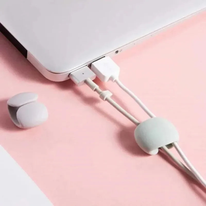Rubber Cable Organizer Clips – Cord & Earphone Storage Buckles Cable Organizer Clips Babs