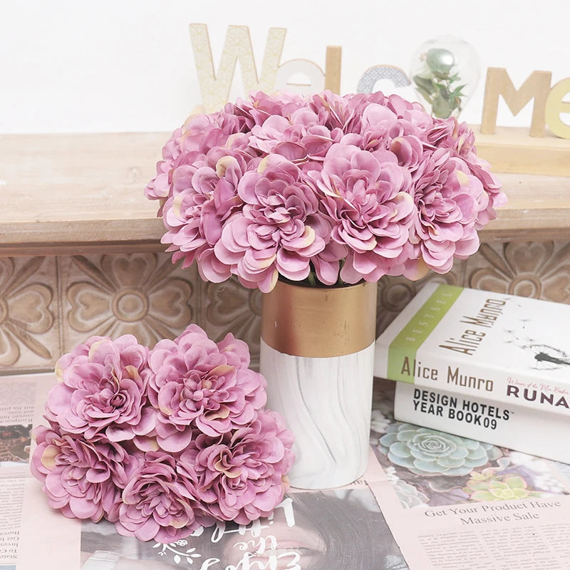 5-Pack Silk Peony Artificial Flowers – Wedding & Home Décor Artificial Flowers Babs