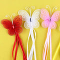 Pink Butterfly Fairy Princess Magic Wand – Cosplay Party Prop Costume Wand Prop Babs Yellow