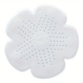 Silicone Floor Drain Hair Catcher – Cherry Blossom Filter Drain Hair Catcher Babs White
