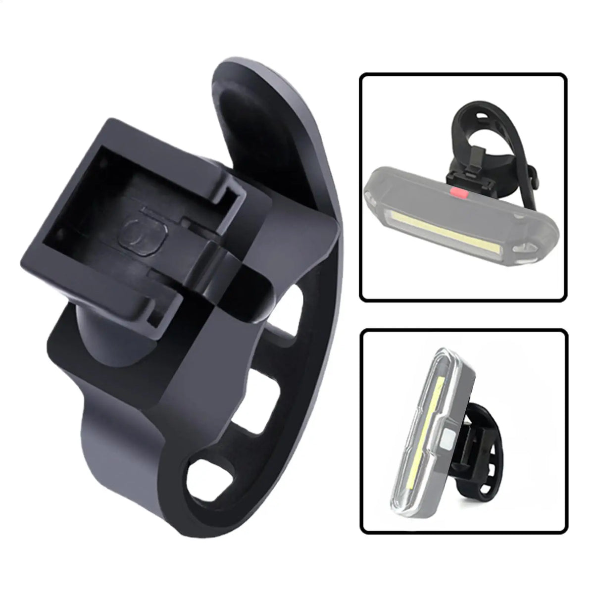 Adjustable Silicone Bike Tail Light Mount Strap Holder Bike Light Mount Babs