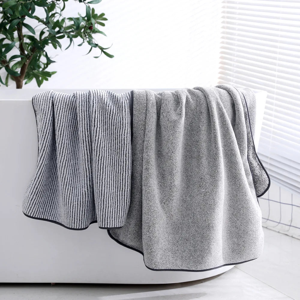 Bamboo Charcoal Fiber Bath Towel – Soft, Absorbent & Lint-Free Bath Towel Babs