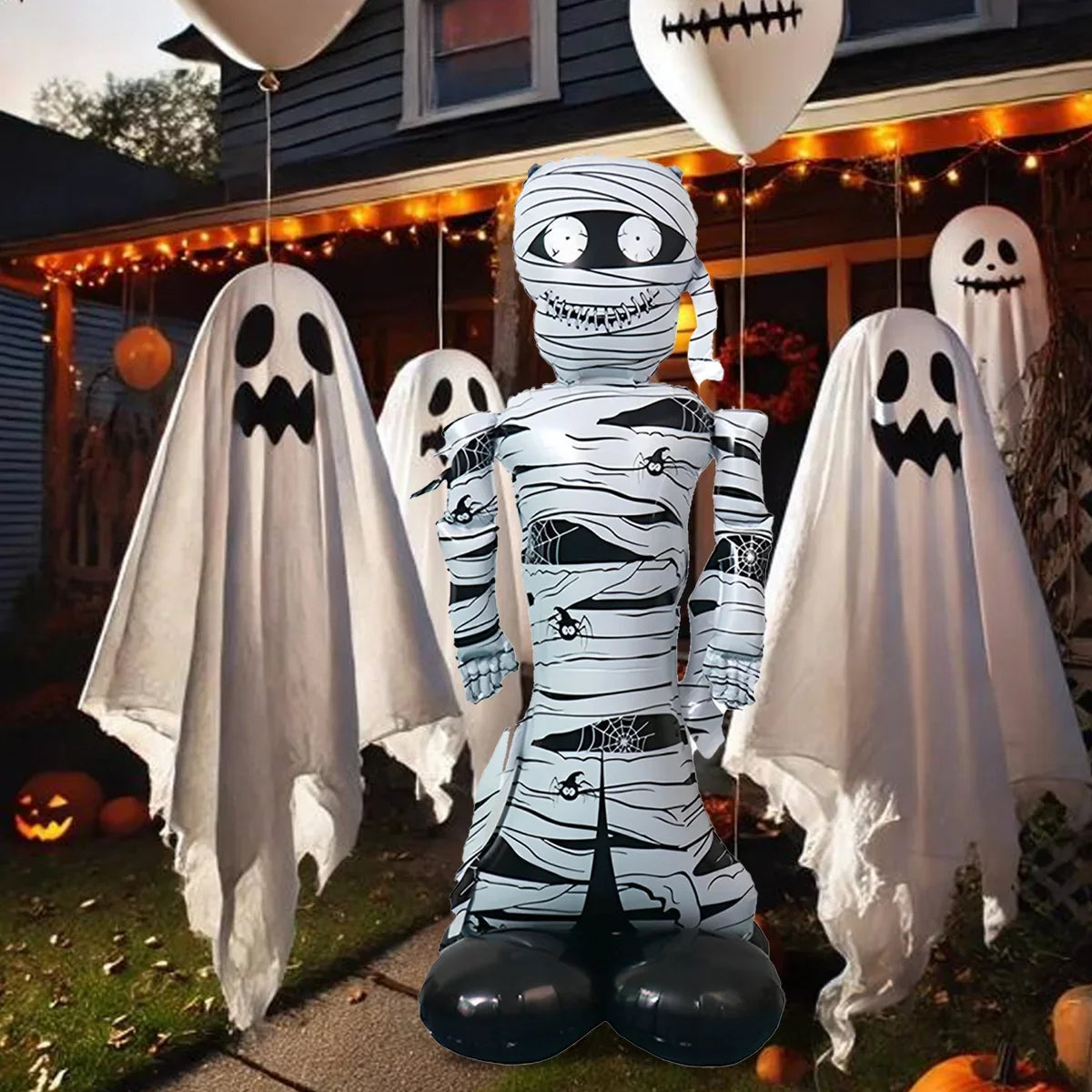 Large Mummy Foil Balloon – Halloween Party Decoration Prop Halloween Foil Balloon Babs