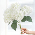 46cm Artificial Silk Hydrangea Flower – Wedding & Home Decor Artificial Silk Flower Babs White 1Pcs