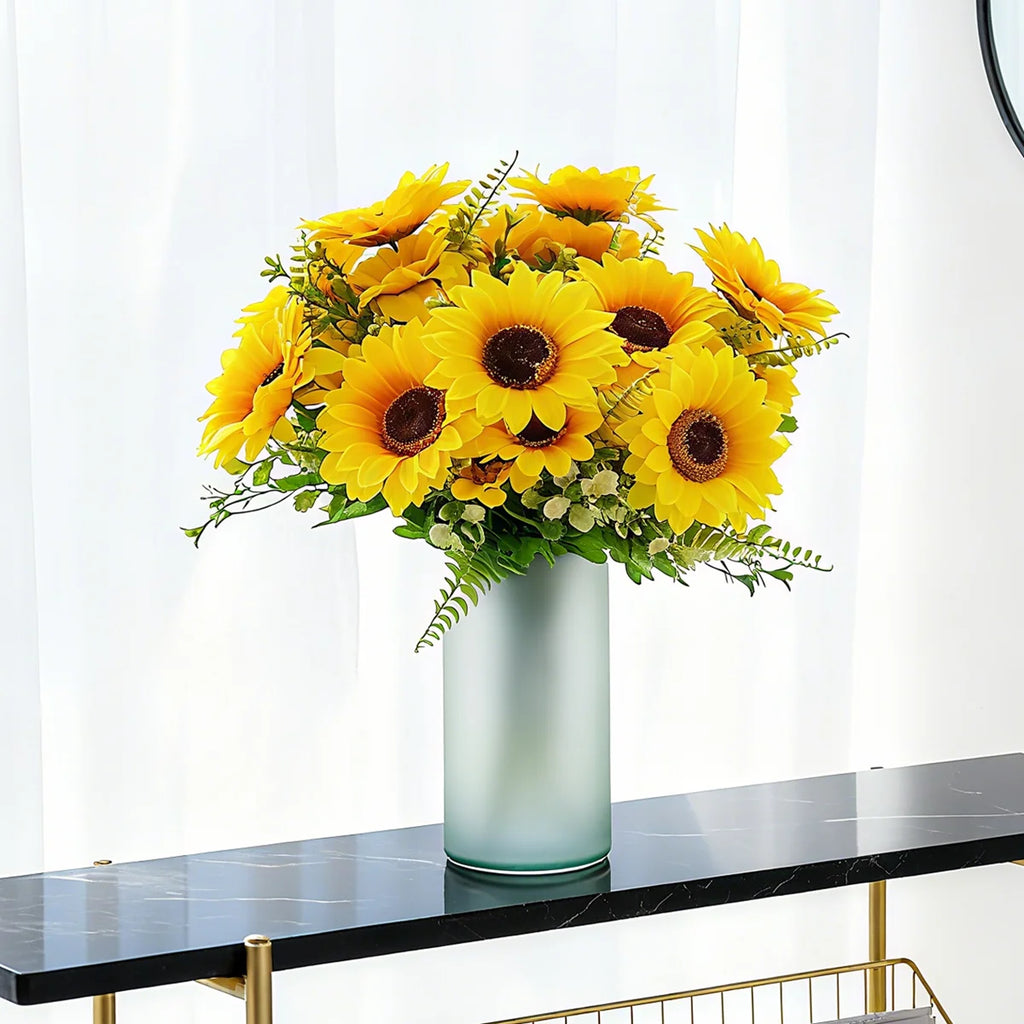 Artificial Silk Sunflower Bouquet – Wedding & Home Décor Artificial Flower Bouquet Babs