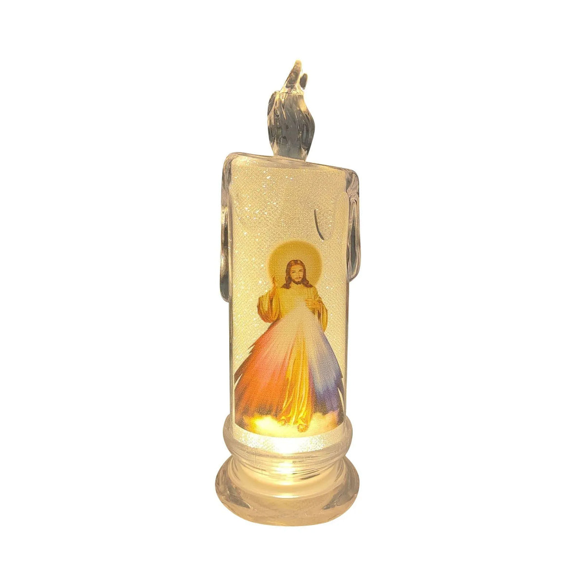 LED Flameless Religious Prayer Candles – Catholic Devotional Décor Flameless Prayer Candle Babs B One Size