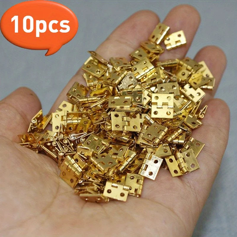 Mini Iron Hinges for Jewelry & Packaging Boxes | Small Hinges Mini Box Hinge Babs 10pcs