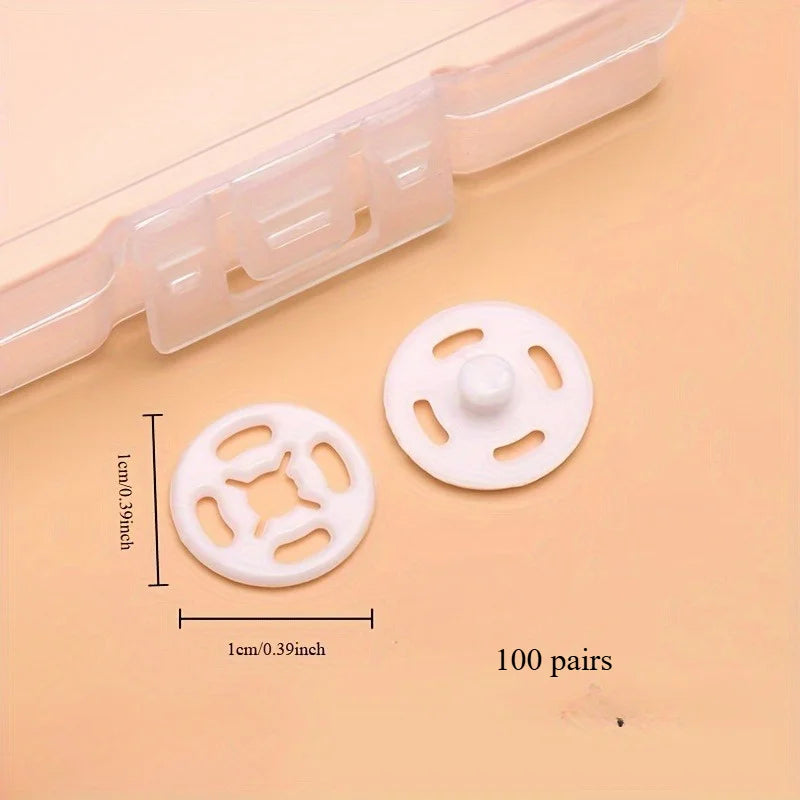Invisible Button Buckles | DIY Sewing Chinese Frog Buttons Sewing Button Buckles Babs White-100 pairs
