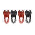 Banana & Ponytail Hair Clips for Women – 4pcs Red & Black Set Hair Styling Clips Babs 4pcs
