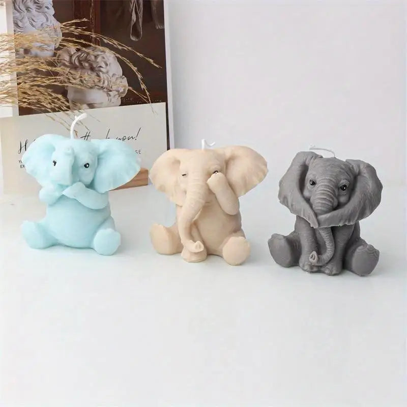 Elephant Silicone Mold – DIY Candle, Soap & Resin Crafting Silicone Craft Mold Babs