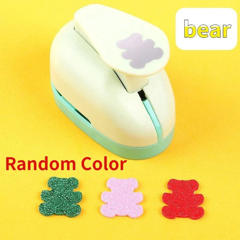 25mm Craft Hole Punch for Scrapbooking & Paper Embossing DIY Craft Hole Punch Babs Bear-Random