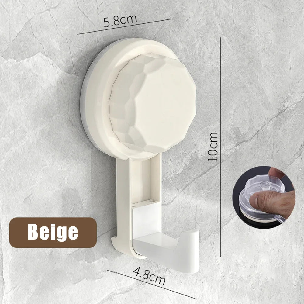 Vacuum Suction Cup Hooks – Heavy Duty Traceless Wall Hanger Suction Cup Hooks Babs White