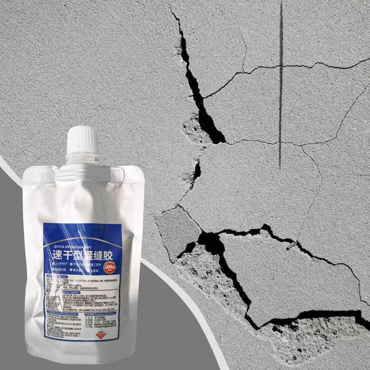 Roof Repair Sealant – Waterproof Concrete Crack Filler Caulk Roof Repair Sealant Babs