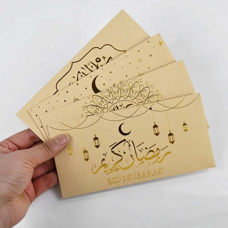 9Pcs Eid Mubarak Gift Envelopes – Ramadan Money Bags 2026 Gift Envelopes Babs