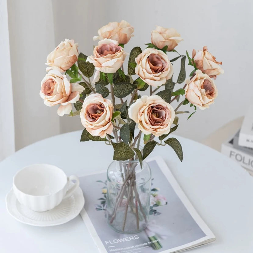 Artificial Silk Rose Bouquet | Wedding & Home Décor Artificial Silk Flowers Babs
